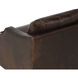 Orwell Chocolate Leather Swivel Lounge Chair